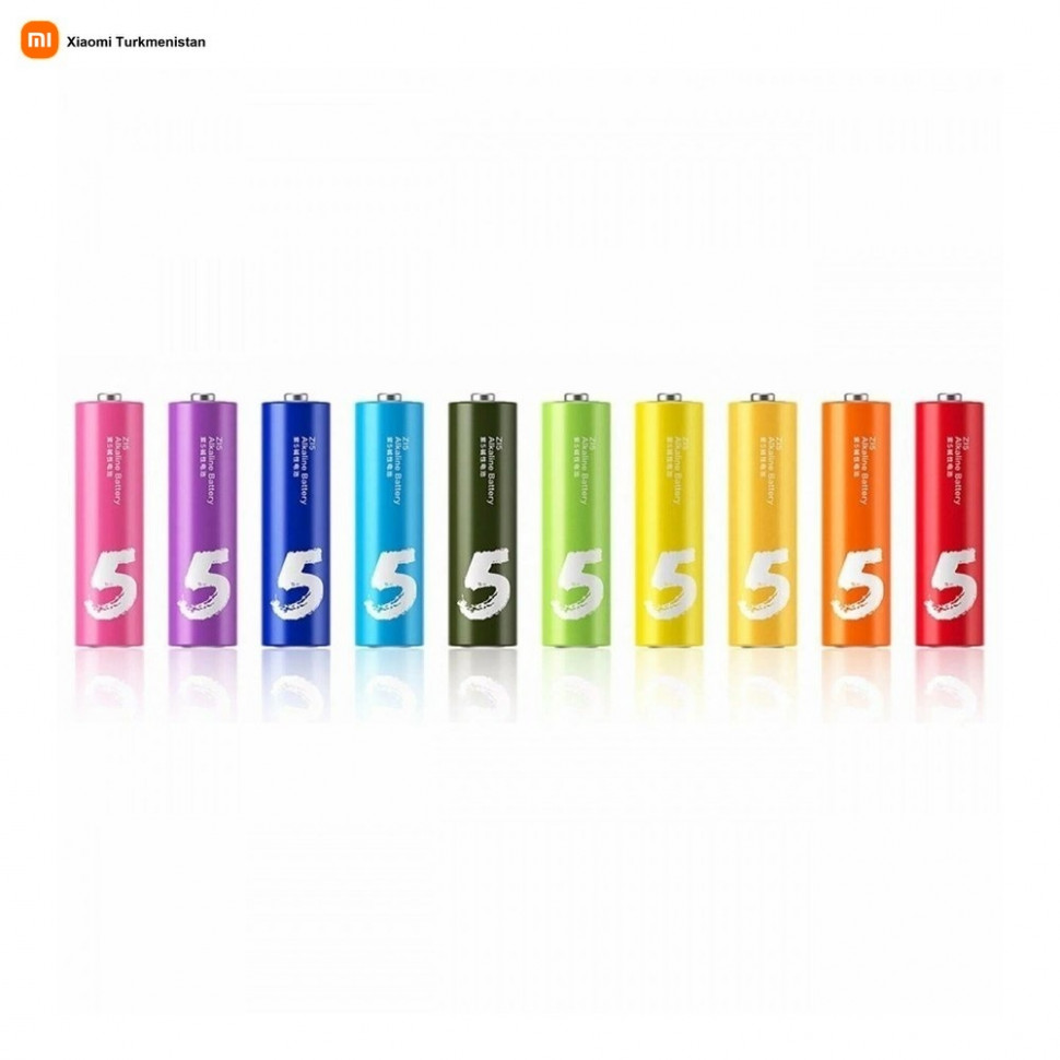 Батарейки Xiaomi AA Batteries Rainbow (10 шт.)