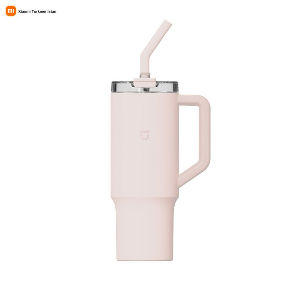 Термокружка Mijia Straw Cup (Розовый)