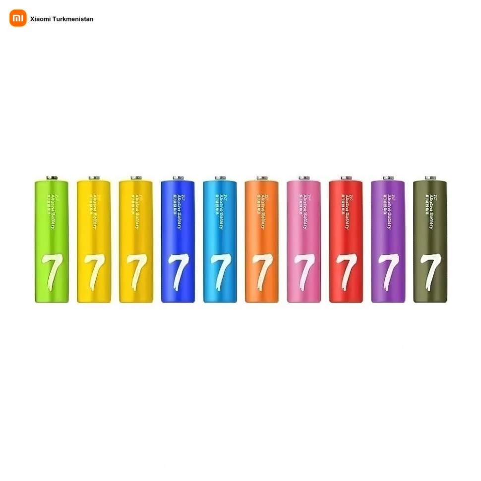 Батарейки Xiaomi AAA Batteries Rainbow (10 шт.)
