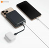Беспроводной внешний аккумулятор Xiaomi Magnetic 10000mAh 33W со встроенным кабелем (Серый)