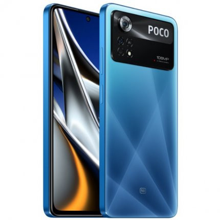 Мобильный телефон Xiaomi Poco X4 Pro 5G  6/128  (Лазерный Синий) EU/ Xiaomi Poco X4 Pro 5G 6/128 (Laser Blue) EU