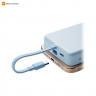 Беспроводной внешний аккумулятор Xiaomi Magnetic 10000mAh 33W со встроенным кабелем (Синий)
