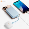 Беспроводной внешний аккумулятор Xiaomi Magnetic 10000mAh 33W со встроенным кабелем (Синий)