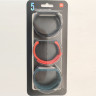 Ремешоки для Mi Smart Band 5 Strap (3-штуки в пачке) (Черный/Оранжевый/Сине-зеленых цветов) / Mi Smart Band 5 Strap (3-Pack) Black/Orange/Teal