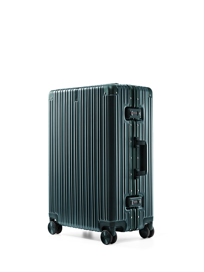 Чемодан Ninetygo Business Aluminum Frame Suitcase 20 inches Green