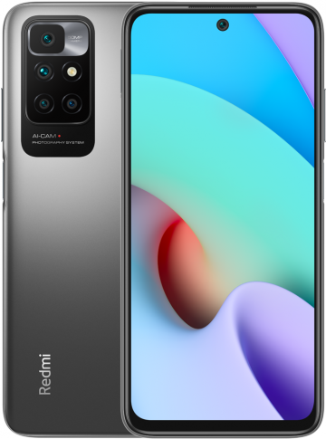 Мобильный телефон Xiaomi Redmi 10 4GB/64GB без NFC (Угольно-серый)  EU / Xiaomi Redmi 10 4GB/64GB without NFC (Carbon Grey) EU