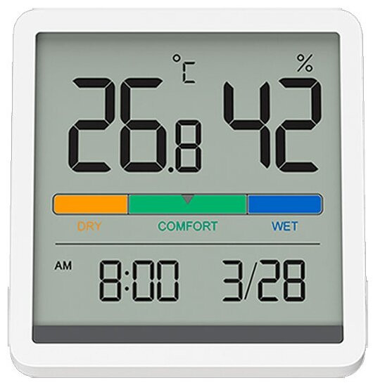 Термометр-гигрометр Xiaomi Miiiw Mute Thermometer And Hygrometer Clock