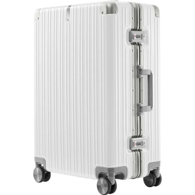 Чемодан NYNETYGO Business Aluminum Frame Sultcase 24 inches White
