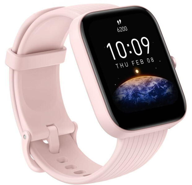 Часы Amazfit  Bip 3 Pro (Розовый)/Amzfit Bip 3 pro (Pink)