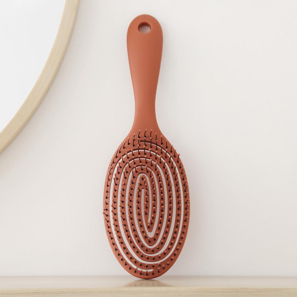 Массажная расческа Xiaomi Xin Zhi Massage Comb Красный/ Xiaomi Xin Zhi Massage Comb Red