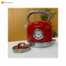Электрочайник с датчиком температуры Sogee Retro Electric Kettle 2L (Красный)
