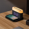 Ночник с беспроводной зарядкой и будильником Xiaomi VFZ Led Lamp Wireless Charger Белый