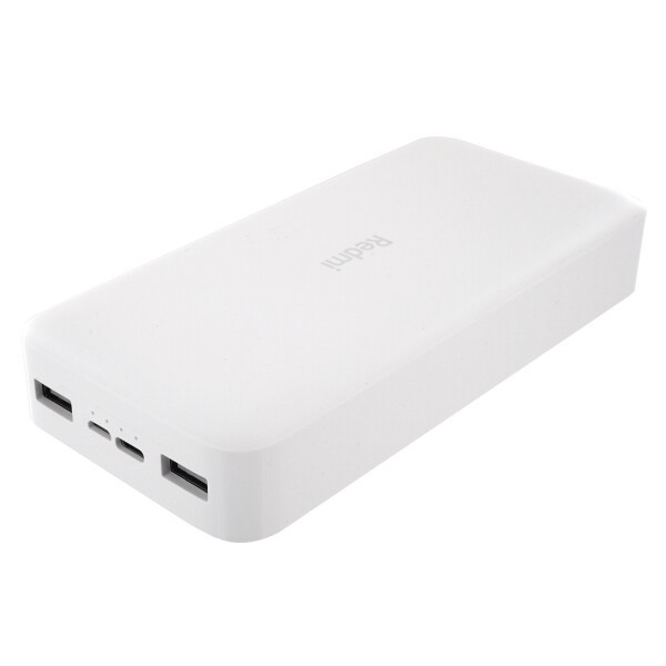 Внешний аккумулятор мощностью 20000mAh Redmi 18W быстрой зарядки белого цвета /20000mAh Redmi 18W Fast Charge Power Bank White