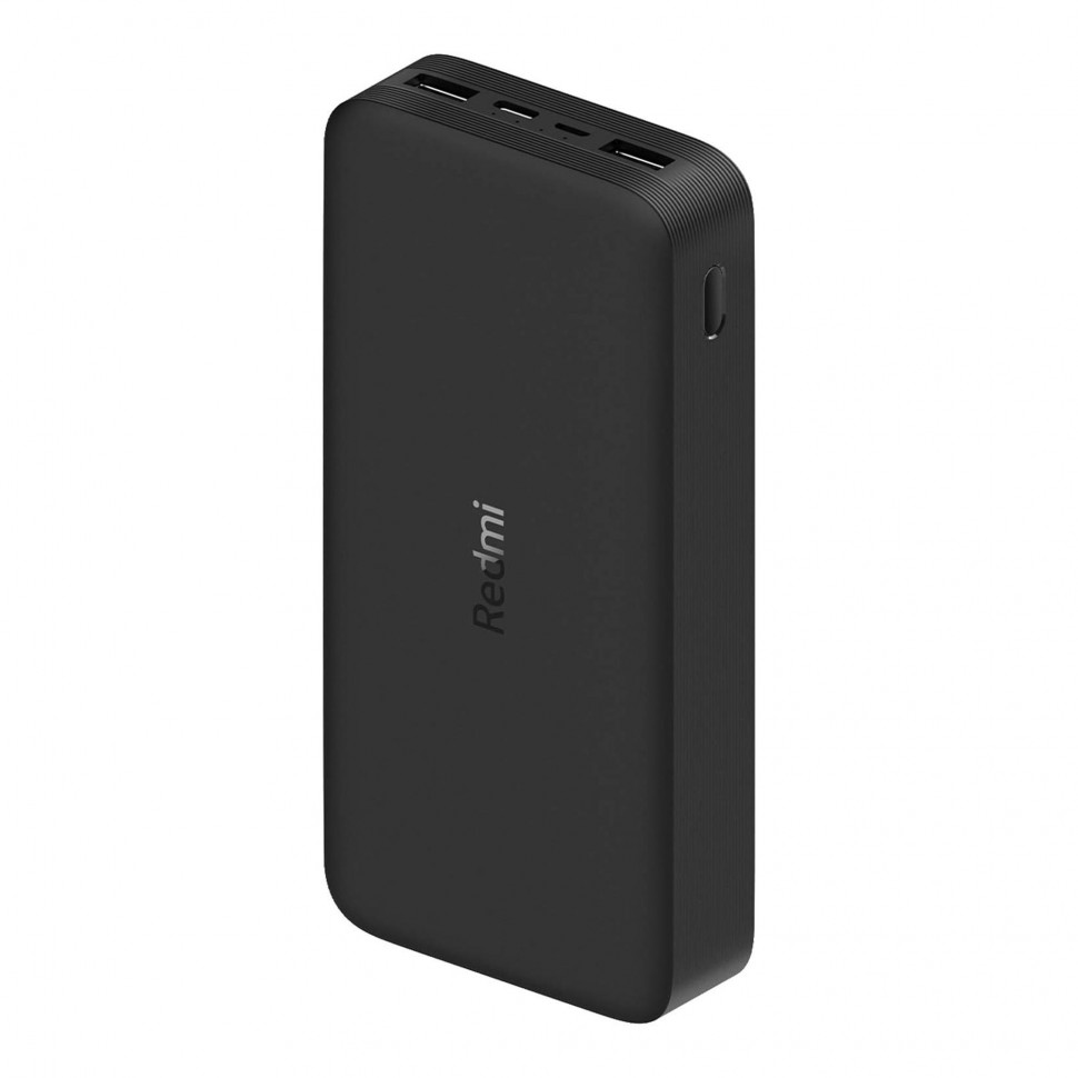 Внешний аккумулятор мощностью 20000mAh Redmi 18W быстрой зарядки Черного цвета /20000mAh Redmi 18W Fast Charge Power Bank Black