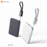 Ультратонкий внешний аккумулятор Xiaomi 5000mAh 22.5W со встроенным кабелем (Белый)