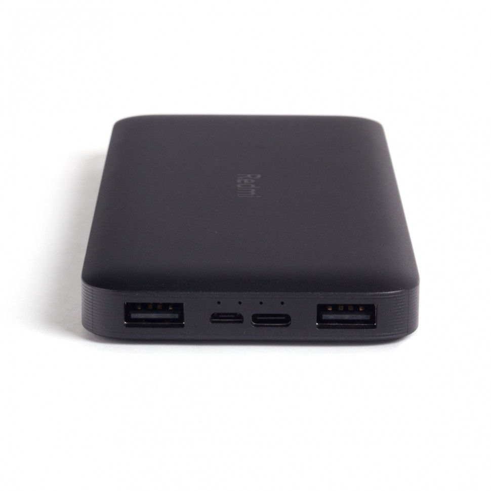 Внешний аккумулятор мощностью 10000mAh Redmi черного цвета /10000mAh Redmi Power Bank Black