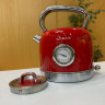 Электрочайник с датчиком температуры Sogee Retro Electric Kettle Red 2L