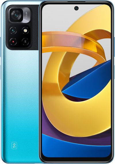 Мобильный телефон РОСО M4 Рrо 5G 4GB/64GB (Холодный синий) EU / РОСО М4 Рrо 5G 4GB/64GB (Cool blue) EU