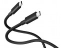 Кабель Xiaomi 6A Dual Type-C High-Speed Braided Cable Dark Grey