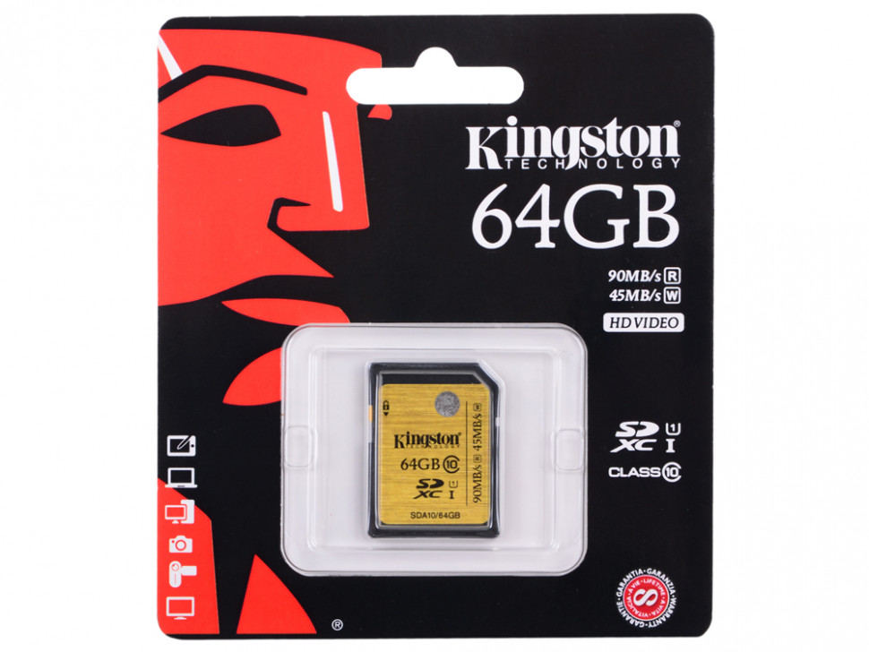 Kingston 64 GB Class 10