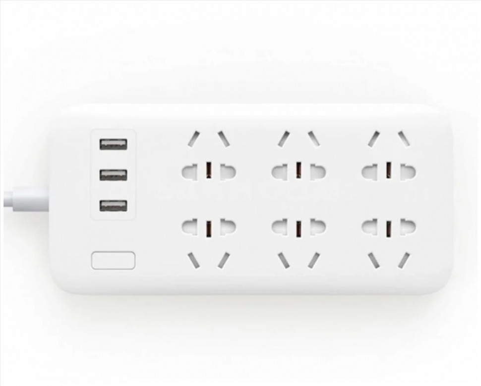 УдлинительXiaomi Mi Power Strip (6 розеток, 3 USB) / Xiaomi Mi Power Strip (6 socket, 3 USB)