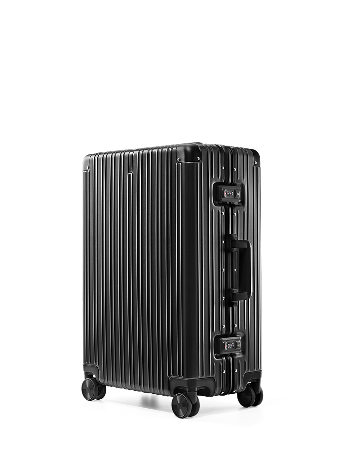NYNETYGO Чемодан Business Aluminum Frame Sultcase 24 inches Black