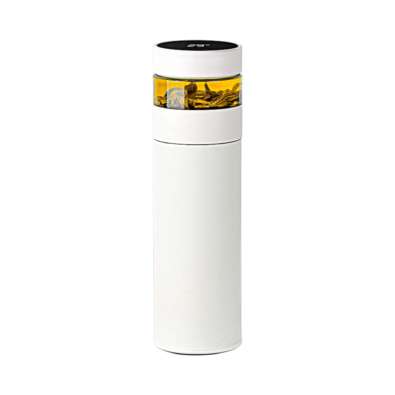Термос с датчиком температуры Xiaomi Quange H8133 400ml Белый
