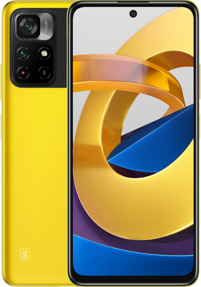 Мобильный телефон РОСО M4 Рrо 5G 4GB/64GB (Желтый)  EU / РОСО М4 Рrо 5G 4GB/64GB (Yellow)  EU