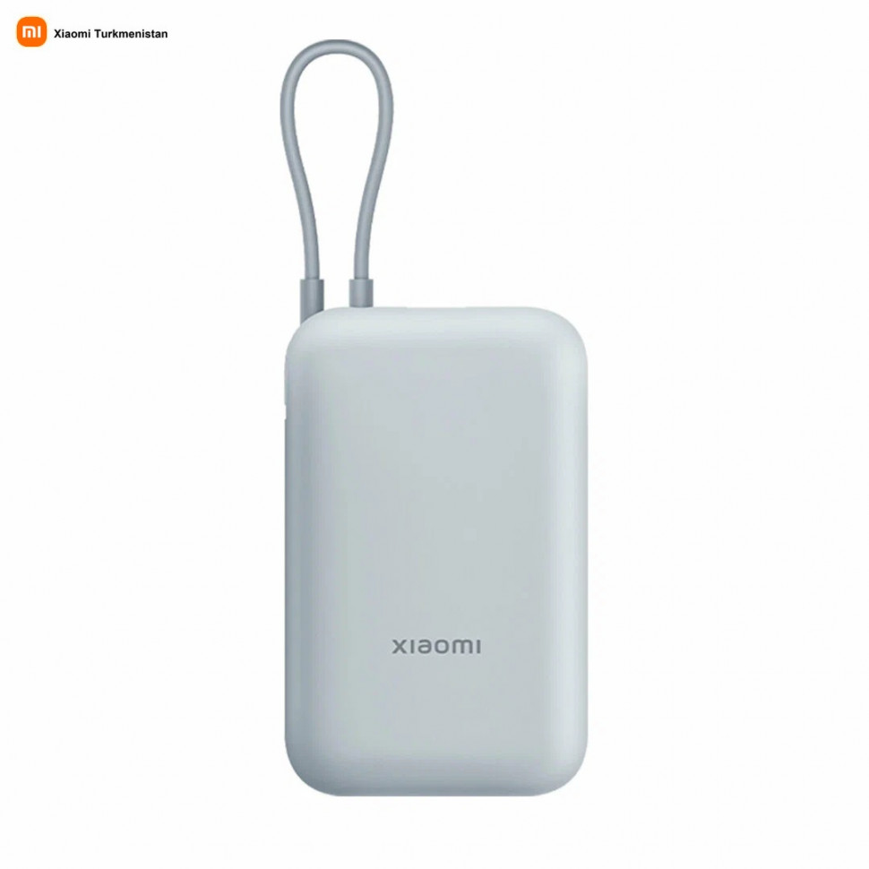 Внешний аккумулятор Xiaomi 10000mAh 22.5W Pocket Edition (Серо-синий)