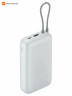 Внешний аккумулятор Xiaomi 20000mAh 22.5W со встроенным кабелем (Светло-серый)