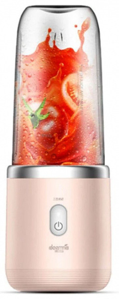 Портативный блендер Xiaomi Deerma Wireless Mini Juicer Blender Fruit Cup [DEM-NU05]