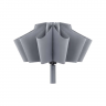 Зонт NINETYGO Fully Automatic Reverse Folding Lighting Umbrella обратного складывания со светодиодной подсветкой серый