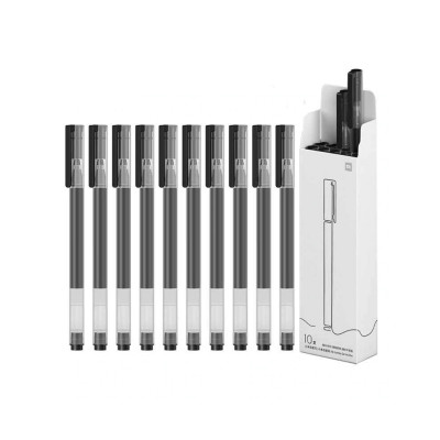 Набор гелевых ручек Mi High-capacity Черный (10-штук в пачке) / Mi High-capacity Gel Pen Black (10-Pack)
