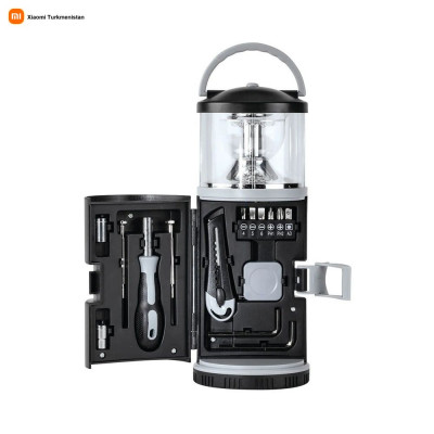 Набор инструментов Jiuxun Camping Light Tool Set 16-in-1 (Черный)