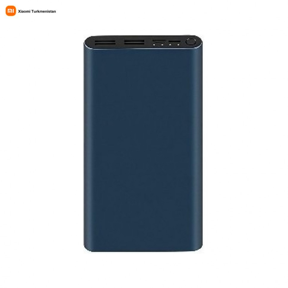 Внешний аккумулятор Xiaomi Mi Power Bank 10000mAh 22.5W (Темно-синий)
